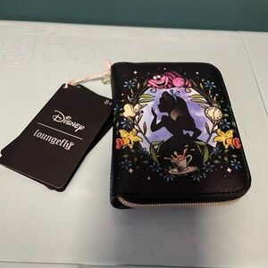 Loungefly Disney Alice in Wonderland Cameo Sillouette Mini Zipper Wallet